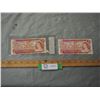 Image 1 : 2X THE MONEY - 1974 Canadian $2 Dollar Bills