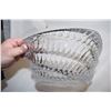 Image 3 : large mikasa swirl crystal bowl