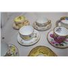 Image 5 : lot of 9 vintage cups and saucers 9  british & 1 french