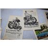 Image 2 : magazine cutout advertisements includes texaco and harley davidson