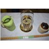 Image 1 : dome clock , newer enamelware , pottery jug