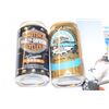 Image 2 : harley davidson motorcycle catalog lot c/w sealed sturgis beer cans lot 4