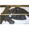 Image 1 : nos ladies medium roadkrome leather jacket , riding gloves and chaps