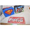 Image 1 : Collector Lunch Boxes and Coca-Cola License Plate