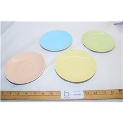 4 Tams England Pastel Plates