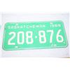 Image 2 : 1969 Pair of Saskatchewan License Plates