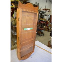 Oak Wall Cupboard 35.5 by 12.5"