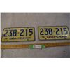 Image 1 : Pair of 1974 Saskatchewan License Plates