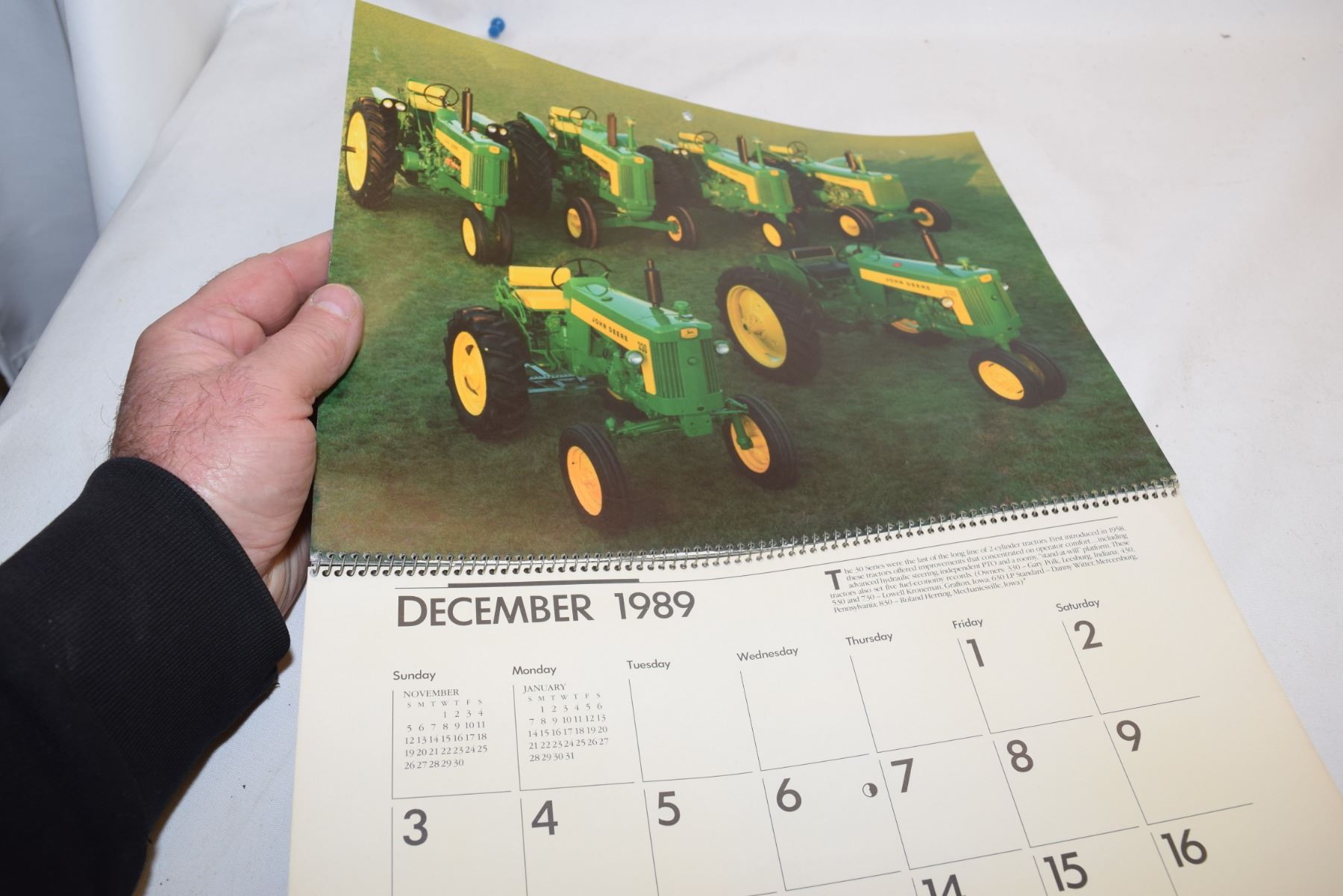 John Deere 2 Cycle Tractor Calendar Bodnarus Auctioneering John Deere 2 Cycle Tractor Calendar Bodnarus Auctioneering