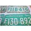 Image 2 : 1969/70 Saskatchewan License Plates