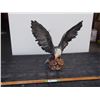 Image 1 : Eagle Figurine by Busy Bee Ceramics 16" Spread