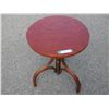 Image 2 : Wooden Table 19" Diameter and 23" T