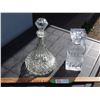 Image 1 : 2X THE MONEY - Glass Decanters