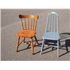 Image 1 : 2 Vintage Wooden Chairs