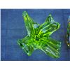 Image 3 : 2X THE MONEY - Green Art Glass Bowls