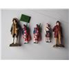 Image 5 : 7 Red Rose Tea Ornaments including Ginger Bread Man Plus other Ornaments