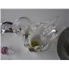 Image 5 : Clear Art Glass Items