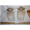Image 1 : 2 Candy Jars and Lids