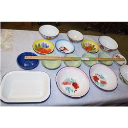 Enamelware Lot