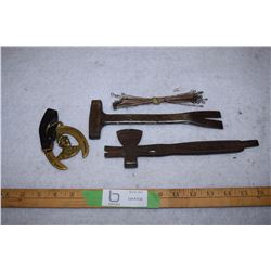 Store Shipping Crate Hammers and Horse Brass