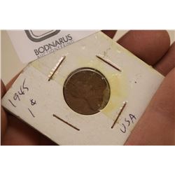 1945 USA 1 Cent (Wheat)