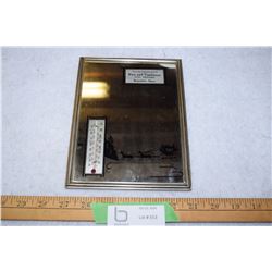 Mirror/Thermometer Rice and Tomlinson Fuel Brandon Man C 1940s