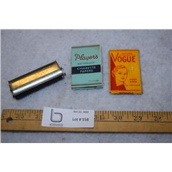 1 Single Cigarette Roller as well as Players and Vogue Cig Papers