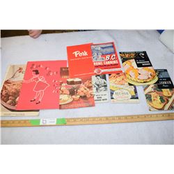 9 1940/50s Cookbooks