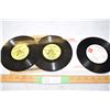 Image 1 : 2 78RPM but 45RPM Size 1950s Records with Sleeves and 45RPM Record