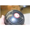 Image 3 : Lawn Bowling Ball and Marker By Brunswick (Mineralite 1940s)