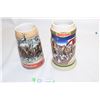 Image 1 : 2 Budweiser Steins 1989