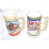 Image 2 : 2 Budweiser Steins 1989