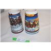 Image 1 : 2 Budweiser Steins 1989, 2002