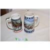 Image 2 : 2 Budweiser Steins 1995