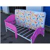 Image 4 : Kids Bed with Mattress, Plastic Sides, Headboard and Footboard