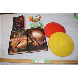 Books and Frisbee