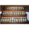 Image 3 : Spice Rack with 45 Blue Ribbon Spice Bottles