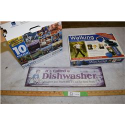 Puzzles, Walking Weights and Sign