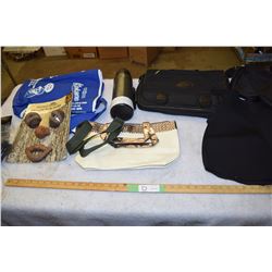 Travel Bags and Yard Decor