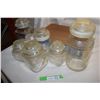 Image 1 : Pressed Glass Jar Lot