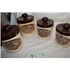 Image 1 : 4 Piece Cannister Set