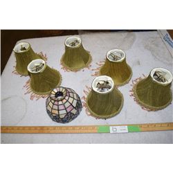 Shabby Chic and Glass Lamp Shades