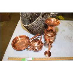 Copper Craft and Basket
