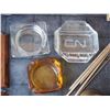 Image 2 : Glass Ash Trays (1 CN), Decorative Pieces and Kitchen Household Items