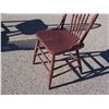 Image 3 : Vintage Wooden Chair Painted Brown