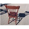 Image 4 : Vintage Wooden Chair Painted Brown