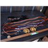 Image 4 : Beaded Leather Belts, Bow Low Ties, and Belt Buckles