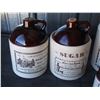 Image 2 : Whiskey Jug Style Cannister Jars and 2 Cups with Advertising Jug