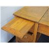 Image 4 : Antique Wooden Teachers Desk 54 by 30.5 by 30" T
