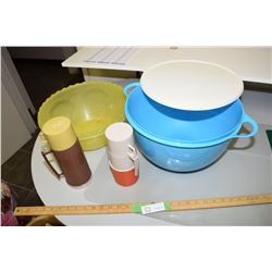 Plastic Tubs and Thermos